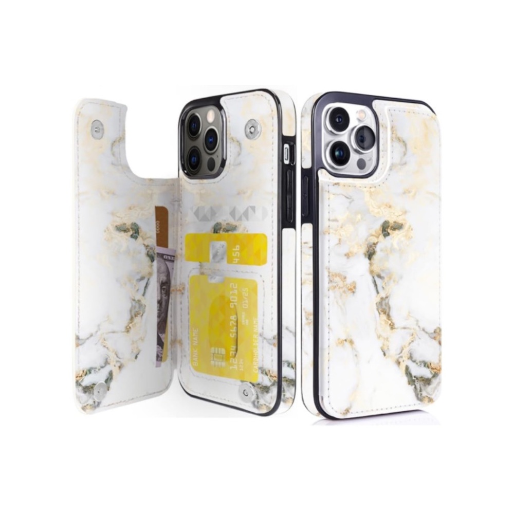 Marble Wallet Phone Case - NEW